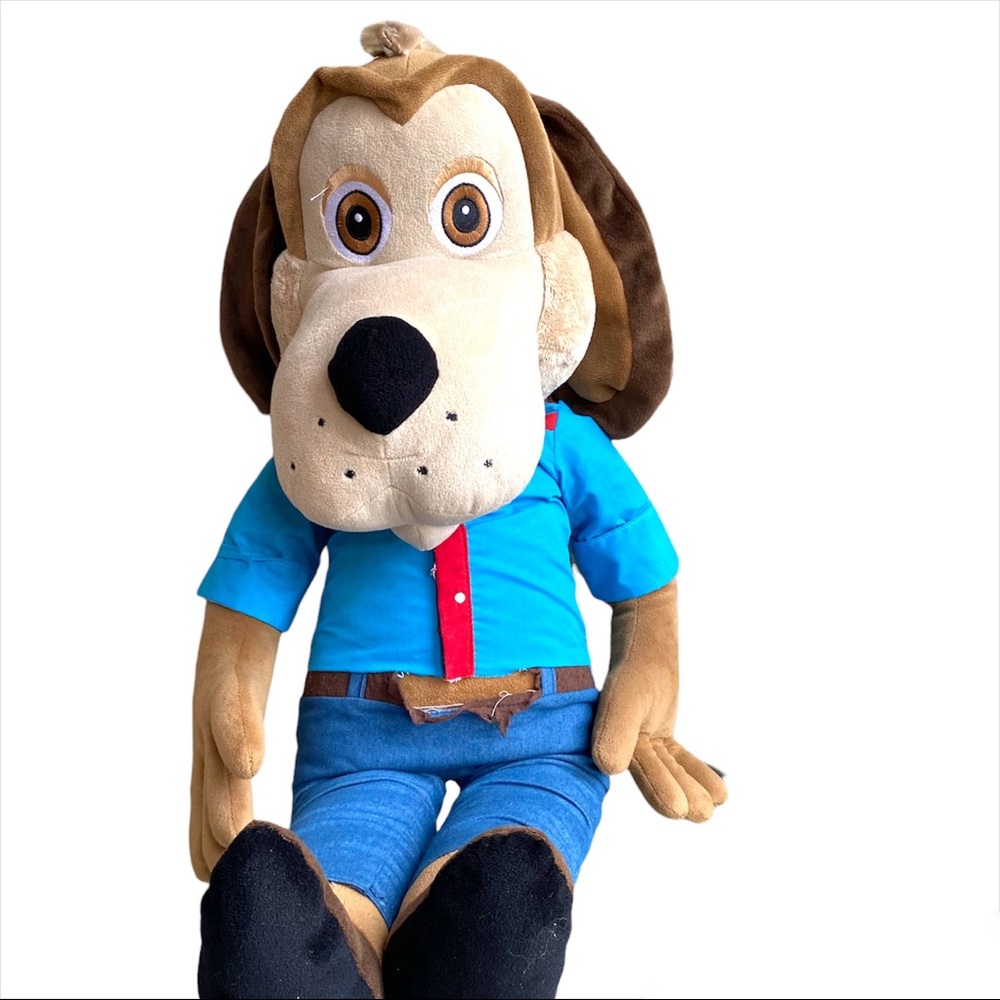 Chuck E Cheese Large Jasper Dog Vintage Rare Plush ❤️